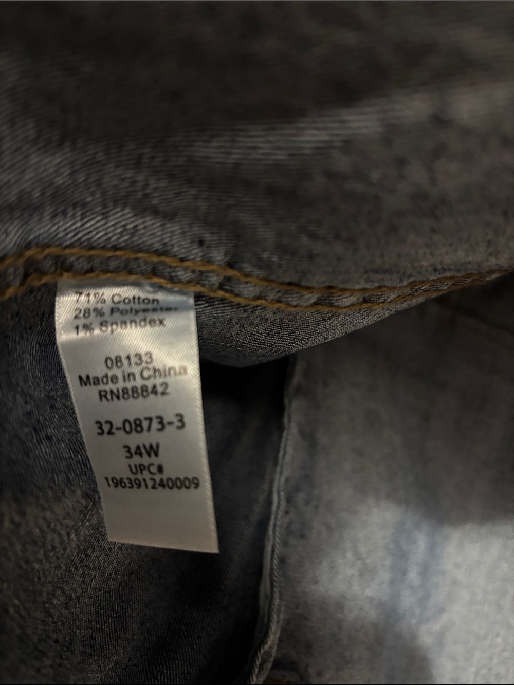 NWOT Woman Within Dark Blue Denim Jacket with Button Front 4X - Picture 6 of 14